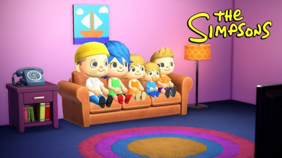 Simpsonovi - znělka ve stylu Animal Crossing
